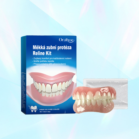 👍 [ADA doporučuje] 🌿🦷Oralhoe™ Silikonová reline sada zubních protéz