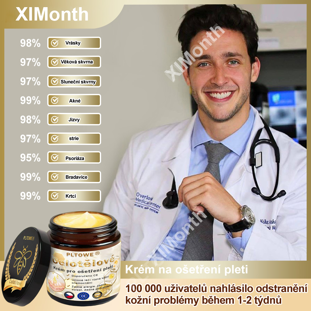 XIMonth® Silný krém na ošetření pokožky celého těla