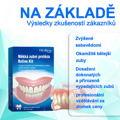 👍 [ADA doporučuje] 🌿🦷Oralhoe™ Silikonová reline sada zubních protéz