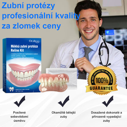 👍 [ADA doporučuje] 🌿🦷Oralhoe™ Silikonová reline sada zubních protéz